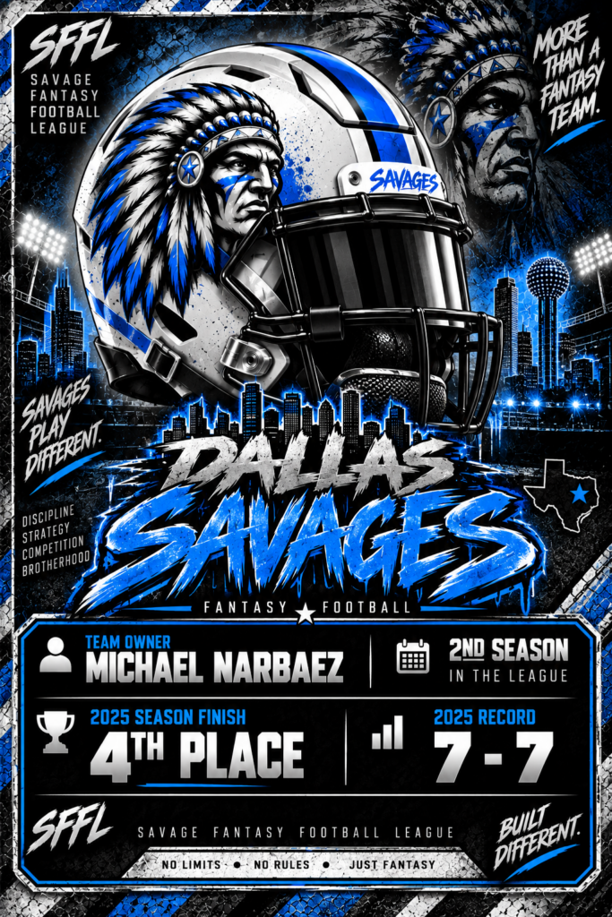 Dallas Savages team card