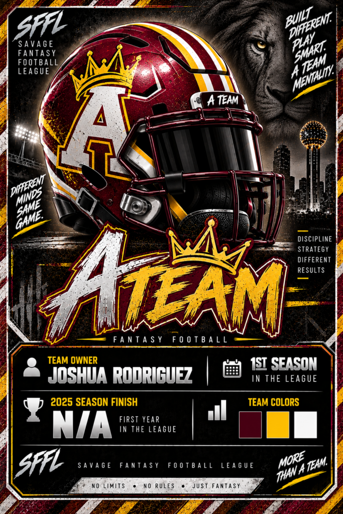 Josh's A Squad team card